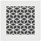 Geometric Cube Optical Illusion Pattern Wall Cookie DIY Craft Reusable Stencil